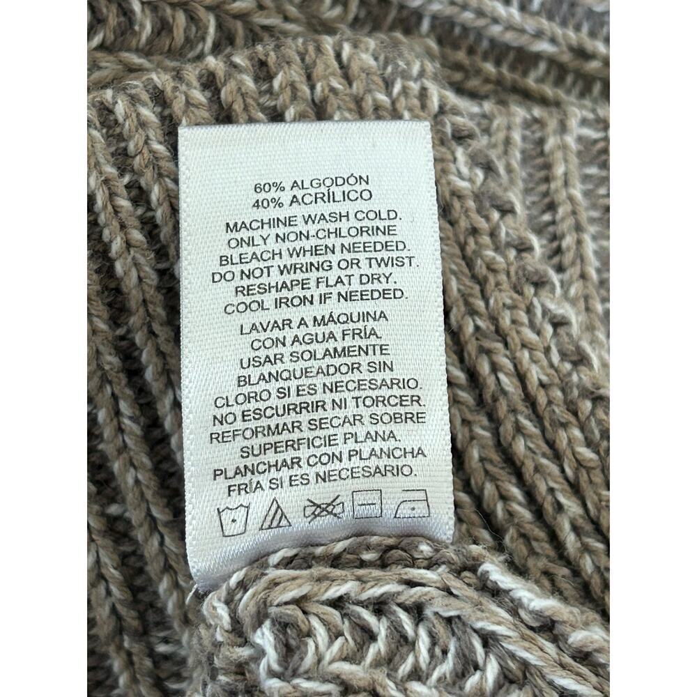 Ellen Tracey Crew Neck Knit Hi Low Hem Womens Sweater Size M - Picture 9 of 9